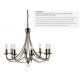 Candelabre, Lustre - Candelabru traditional stil clasic Maypole alama 8L