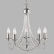 Candelabre, Lustre - Candelabru traditional stil clasic Maypole argintiu 5L
