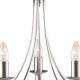 Candelabre, Lustre - Candelabru traditional stil clasic Maypole argintiu 5L