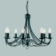 Candelabre, Lustre - Candelabru traditional stil clasic Maypole negru 8L