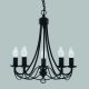 Candelabre, Lustre - Candelabru traditional stil clasic Maypole negru 5L