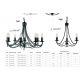 Candelabre, Lustre - Candelabru traditional stil clasic Maypole negru 5L