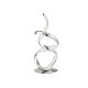Veioze - Lampa de masa LED moderna design cromat Twirls