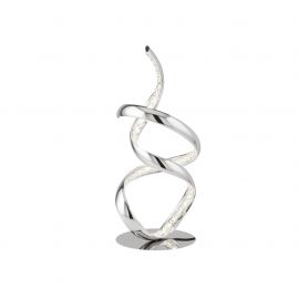Veioze - Lampa de masa LED moderna design cromat Twirls