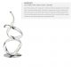 Veioze - Lampa de masa LED moderna design cromat Twirls