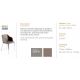Scaune - Scaun tapitat design italian Mink