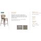 Scaune Bar - Scaun de bar elegant, design LUX Ella