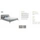 Paturi - Pat dublu tapitat, design LUX Georgy