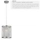 Pendule, Lustre suspendate - Pendul elegant design modern Elise