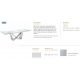 Mese extensibile - Masa dining extensibila design ultra-modern Sonia, 160-220x90cm