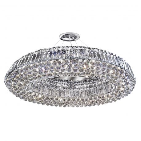 Candelabre, Lustre - Lustra ovala design LUX cristal Vesuvius 10L