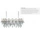 Candelabre, Lustre - Lustra suspendata cristal design elegant Florence 14L