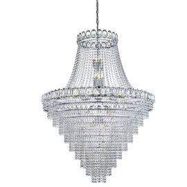 Corpuri de iluminat Lustre pentru casa scarii - Lustra cristal casa scarii design LUX Louis Philippe 28L