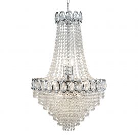 Corpuri de iluminat Lustre pentru casa scarii - Lustra cristal casa scarii design LUX Louis Philippe 11L