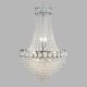 Corpuri de iluminat Lustre pentru casa scarii - Lustra cristal casa scarii design LUX Louis Philippe 11L