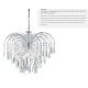 Candelabre, Lustre - Lustra cristal suspendata design elegant Waterfall 5L