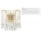 Aplice, corpuri de iluminat pentru pereti - Aplica perete cristal design elegant Waterfall gold