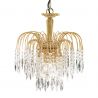 Lustra cristal suspendata design elegant Waterfall gold 3L