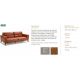 Canapele - Canapea 3 locuri, eleganta design italian Griselda