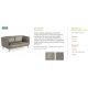 Canapele - Canapea 2 locuri eleganta, design italian Marylin