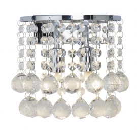 Aplice, corpuri de iluminat pentru pereti - Aplica perete eleganta design modern Hanna crom