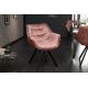 Scaune - Scaun design retro Dutch Comfort, catifea roz