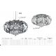Lustre aplicate - Lustra moderna design elegant Curva
