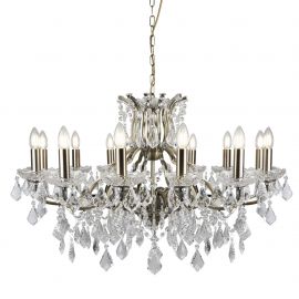 Candelabre, Lustre - Candelabru stil clasic cu 12 brate Paris alama antic