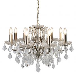Candelabre, Lustre - Candelabru stil clasic cu 8 brate Paris alama antic