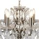 Candelabre, Lustre - Candelabru stil clasic cu 8 brate Paris alama antic