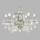 Candelabre, Lustre - Candelabru stil clasic cu 6 brate Paris argintiu satin