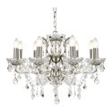 Candelabru stil clasic cu 8 brate Paris argintiu satin