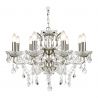 Candelabru stil clasic cu 8 brate Paris argintiu satin