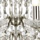 Candelabre, Lustre - Candelabru stil clasic cu 8 brate Paris argintiu satin