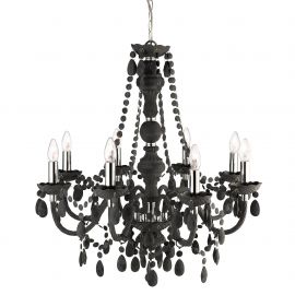 Candelabre, Lustre - Candelabru stil clasic Marie Therese 8L gri inchis