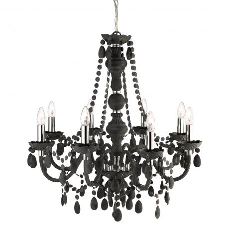 Candelabre, Lustre - Candelabru stil clasic Marie Therese 8L gri inchis