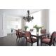 Candelabre, Lustre - Candelabru stil clasic Marie Therese 8L gri inchis