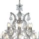 Corpuri de iluminat Lustre pentru casa scarii - Candelabru XXL casa scarii design clasic Marie Theresea 30L