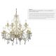 Candelabre, Lustre - Candelabru elegant design clasic Marie Theresea 12L