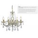 Candelabre, Lustre - Candelabru elegant design clasic Marie Theresea 5L