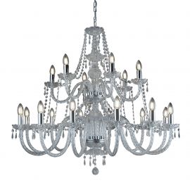 Corpuri de iluminat Lustre pentru casa scarii - Candelabru XXL casa scarii design clasic Hale 18L