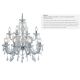 Candelabre, Lustre - Candelabru elegant design clasic Marie Theresea 12L