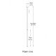 Pendule, Lustre suspendate - Pendul LED design minimalist LOYA, crom