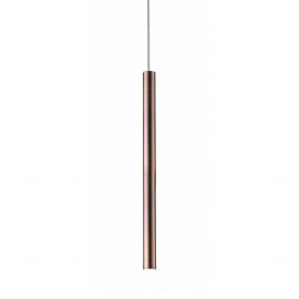 Pendule, Lustre suspendate - Pendul LED design minimalist LOYA, cupru antic
