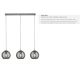 Candelabre, Lustre - Lustra design modern Pendants 3L