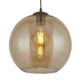 Pendule, Lustre suspendate - Pendul design modern 25cm Balls chihlimbar