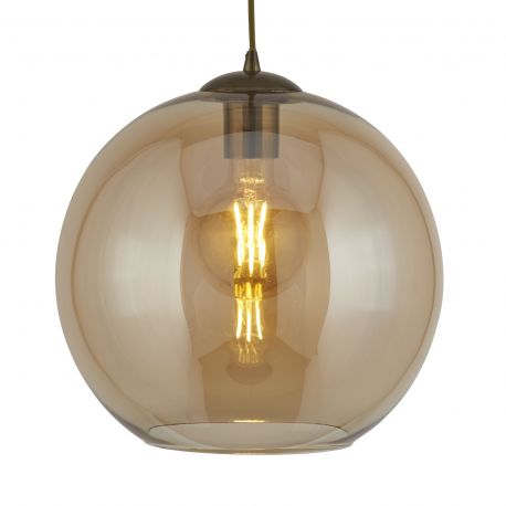 Pendule, Lustre suspendate - Pendul design modern 25cm Balls chihlimbar