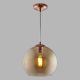Pendule, Lustre suspendate - Lustra / Pendul design modern 35cm Balls chihlimbar