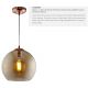 Pendule, Lustre suspendate - Lustra / Pendul design modern 35cm Balls chihlimbar