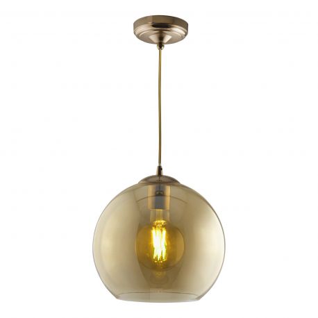 Pendule, Lustre suspendate - Lustra / Pendul design modern 30cm Balls chihlimbar